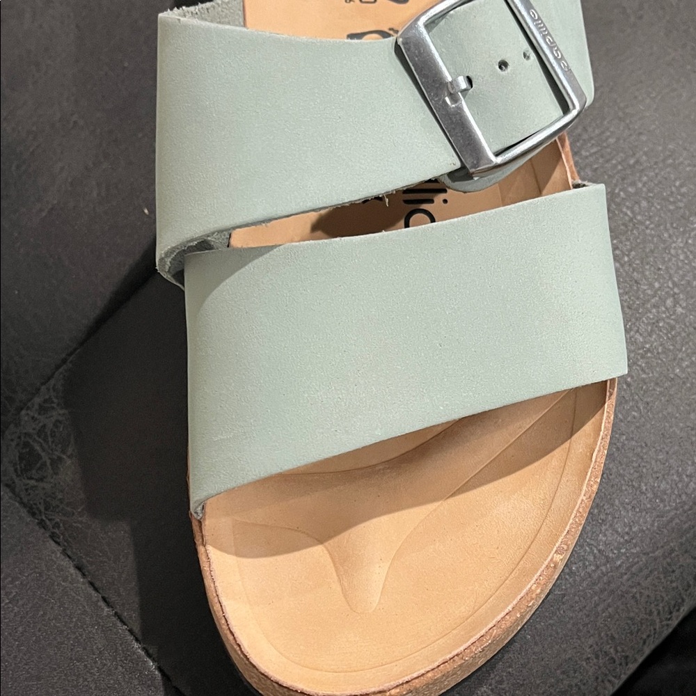 New Papillio by Birkenstock Almina Nubuck Leather Platform Sandal - - Picture 9 of 11